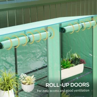 Outsunny Three-Tier Mini Greenhouse - Green(m-6)