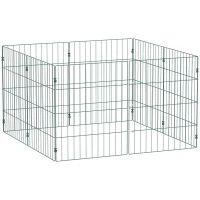 PawHut 8 Panel Pet Playpen for Small Dogs Indoor Outdoor 60 cm Height(m-11)