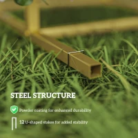 Outsunny Wedding Arch Frame Set, 2.2, 2, 1.8 m Metal Backdrop Stand Set of 3, Balloon Stand Set for Birthday Party, Bridal Shower, Graduation, Ceremony, Banquet Decorations, Gold Tone(m-5)