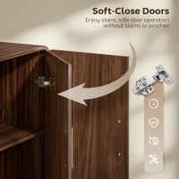 HOMCOM mit arbeitsplatte küchenschränke vorratsschrank schrank küchenkommode küchen esszimmer tv-kommode(m-7)