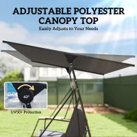 Outsunny gartenschaukel schaukelbank terrassenschaukel(m-6)