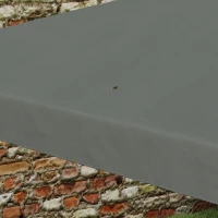 Outsunny Tonnelle de jardin 3 x 3 m, barnum tente de réception Structure en acier, tissu PE pour fêtes et mariages, gris(m-7)