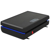 SPORTNOW Vibration Plate Exercise Machine with 120 Speed Levels, 5 Programs, Quiet Vibrating Plate with Resistance Bands(m-11)