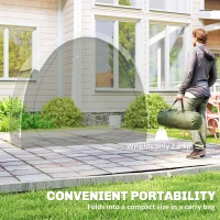 Outsunny Namiot na rowery dla 2 rowerów, garaż rowerowy z wentylacją, UPF50+, wodoodporny, tkanina Oxford 210D, 200 x 80 x 170 cm(m-7)