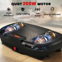 SPORTNOW Vibration Plate Exercise Machine with 120 Speed Levels, 5 Programs, Quiet Vibrating Plate with Resistance Bands(m-4)