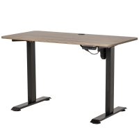 Vinsetto Escritorio de Pie 120x60x72-116 cm Macro de Escritorio de Altura Ajustable con 4 Teclas de Memoria Automática Inteligente para Oficina Casa Negro