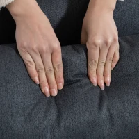 HOMCOM 2 em 1 Poltrona-Cama Dobrável com Textura de Linho, Cama para Convidados Acolchoada Dobrável, Cinza escuro(m-5)