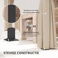 Outsunny Pergola 3 x 3 m Vrijstaande terrasoverkapping met schuifdak, 4 zijwanden UV-bestendig Beige(m-6)