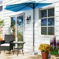 Outsunny Stojak na parasol 25kg, podstawa do średnicy 32/38/48 mm, Szary(m-2)