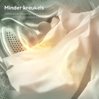 HOMCOM Mini Wasdroger 4 kg met 5 Programma's tot 60℃ 800W/400W Afvoerdroger met omkeerbare Roestvrijstalen Trommel Wit(m-6)