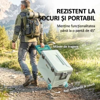 Outsunny Frigider Portabil 42,5L cu Compresor și Control prin Aplicație, -20℃ la 20℃(m-7)