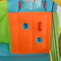 Château gonflable parc aquatique pour enfants, avec toboggan et pataugeoire, pour 3–10 ans, 360x320x200 cm, Multicolore(m-9)