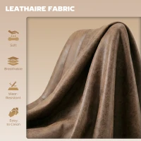 HOMCOM Adjustable Bar Stools Set of 2 Counter Height Barstools Dining Chairs 360° Swivel with Footrest for Home Pub, Brown(m-6)