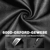 Outsunny 2er Set Campingstuhl faltbar Angelstuhl mit abnehmbar Fußstütze Getränkehalter belastbar 120 kg Schwarz(m-8)