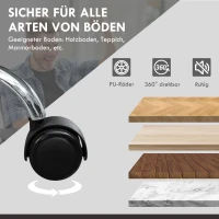 Fotel biurowy z masażem, podgrzewanie, funkcja leżenia, czarny(m-8)