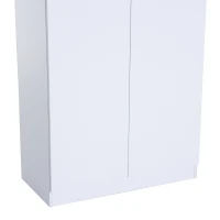 Homcom Armoire Haute Multi-Rangements en Bois 75 x 36 x 180 cm(m-8)