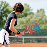 SPORTNOW Raquette de pickleball en fibre de carbone avec sac de raquette et poignée antidérapante, jaune(m-10)