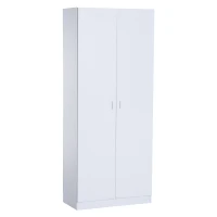 Homcom Armoire Haute Multi-Rangements en Bois 75 x 36 x 180 cm(m-10)