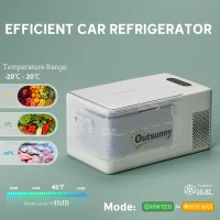 Kompresorowa lodówka elektryczna 16,8L z LED i trybem ECO(m-4)