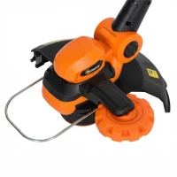 Outsunny Recortadora a batería 21V Freischneider con 2x4,0Ah baterías Cargador 25 cm ancho de corte Mango telescópico ajustable(m-5)