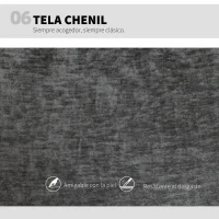 HOMCOM Silla de Oficina con Asiento Ancho sin Reposabrazos Ruedas Altura Ajustable Giratoria Función Basculante Gris(m-9)