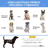 PawHut Cama Elevada para Perros Refrescante y Transpirable 91x69x29 cm Malla de Textilene Reposacabezas Inclinado Negro(m-4)