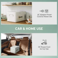 Kompresorowa lodówka elektryczna 16,8L z LED i trybem ECO(m-5)