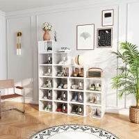 Zestaw 8 pudełek na buty, organizer z magnetycznymi drzwiami(m-2)