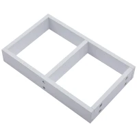 Tavolino da caffè lucido e girevole a 2 livelli con ripiano portaoggetti, 70x70x36 cm, Bianco(m-13)