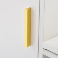 Mobile scarpiera lucido con panca imbottita, ripiani regolabili e dettagli dorati, 120x35x71.5 cm, Bianco(m-10)