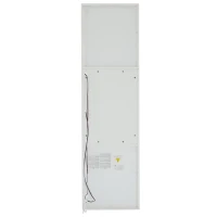 Vetrina per collezione con illuminazione LED e ripiano in vetro, 45x35x160 cm, Bianco(m-12)