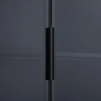 Vetrina per collezione moderna con illuminazione LED, 80x30x200 cm, Bianco(m-7)