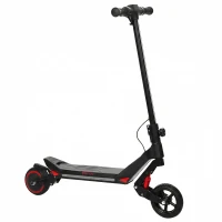 SPORTNOW Electric Scooter for Kids, Foldable E Scooter for Age Age 6+ with LED Display, RGB lights, Up to 16km/h, Black(m-11)