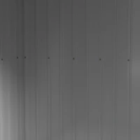 Outsunny Cobertizo de Jardín Exterior 2,4 m² 213x130x172 cm con Puerta Corredera Techo Inclinado Base sin Suelo y Ventanas Gris(m-11)