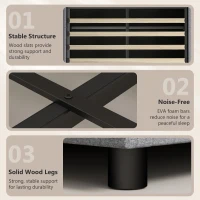 HOMCOM Pat cu depozitare 140x190cm iluminare LED și stație de încărcare cadru pat dublu tapițat in depozitare hidraulică gri(m-5)