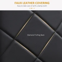 HOMCOM Zestaw 4 Krzeseł Jadalnianych, Krzesła Kuchenne, Nowoczesny Design, 41 cm x 50 cm x 97 cm, Czarny(m-5)