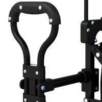 Outsunny Carrinho de Transporte com Rodas Grandes Travão Teto Amovível Carro Dobrável para Jardim com Barra Ajustável 125x59x133 cm Preto(m-11)