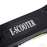 HOMCOM Powered Electric Scooter Ride-On, with Brakes, Adjustable Seat, Adjustable Handlebars, Black(m-15)