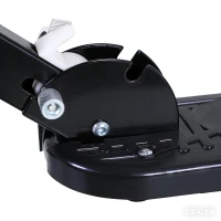 HOMCOM Powered Electric Scooter Ride-On, with Brakes, Adjustable Seat, Adjustable Handlebars, Black(m-14)