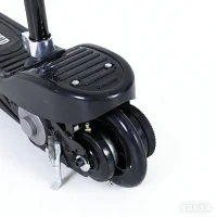 HOMCOM Powered Electric Scooter Ride-On, with Brakes, Adjustable Seat, Adjustable Handlebars, Black(m-12)