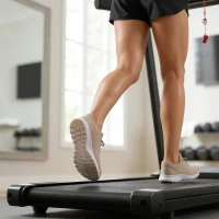 HOMCOM Passadeira para Casa 1-12 KM/H 1,5HP com 12 Programas Rodas Ecrã LED e Suporte para Telemóvel para Casa ou Escritório(m-11)