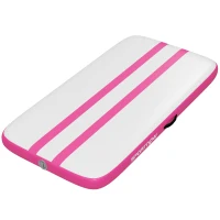 SPORTNOW Tapis gonflable de gymnastique 2,05 m avec pompe électrique et sac de transport(m-7)