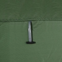 Outsunny Pop-up foldable camping shower tent with carry bag polyester dim. 126L x 124l x 198H cm - green(m-8)