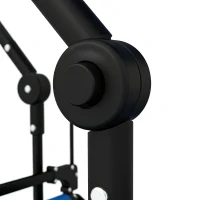 Outsunny Carrinho de Transporte com Rodas Grandes Travão Teto Amovível Carro Dobrável para Jardim com Barra Ajustável 125x59x133 cm Azul(m-13)