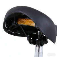 HOMCOM Powered Electric Scooter Ride-On, with Brakes, Adjustable Seat, Adjustable Handlebars, Black(m-13)