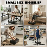 SPORTNOW Platforma wibracyjna z 120 poziomami intensywności, 5 programami, pilotem, wyświetlaczem LED, idealna do treningu mięśni, kolor czarny(m-9)