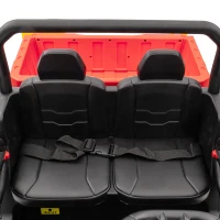 HOMCOM 12V 2 Seater Kids Electric Ride-On Car with Electric Bucket, Remote Control - Red(m-15)