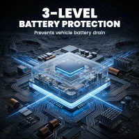 Outsunny 49L Compressor Car Fridge Freezer, Dual Zone Camping Refrigerator with App Control, Telescopic Handle, -20℃-20℃(m-7)