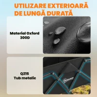 Outsunny bicicletă căruț pentru transport(m-8)