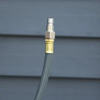 DURHAND Carretel de Mangueira de Ar Comprimido Automático 20 m Conector de 1/4'' BSP Suporte de Parede Giratório 180° Cinzento(m-9)